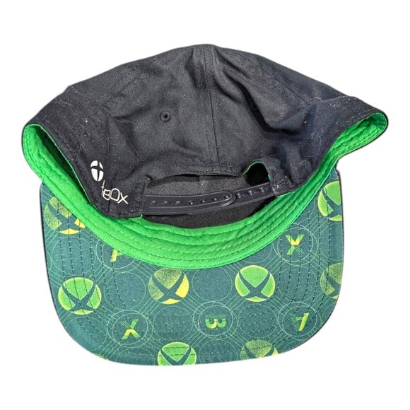 Black Xbox Baseball Cap Hat Adjustable Snapback Gaming Accessories - Picture 8 of 8